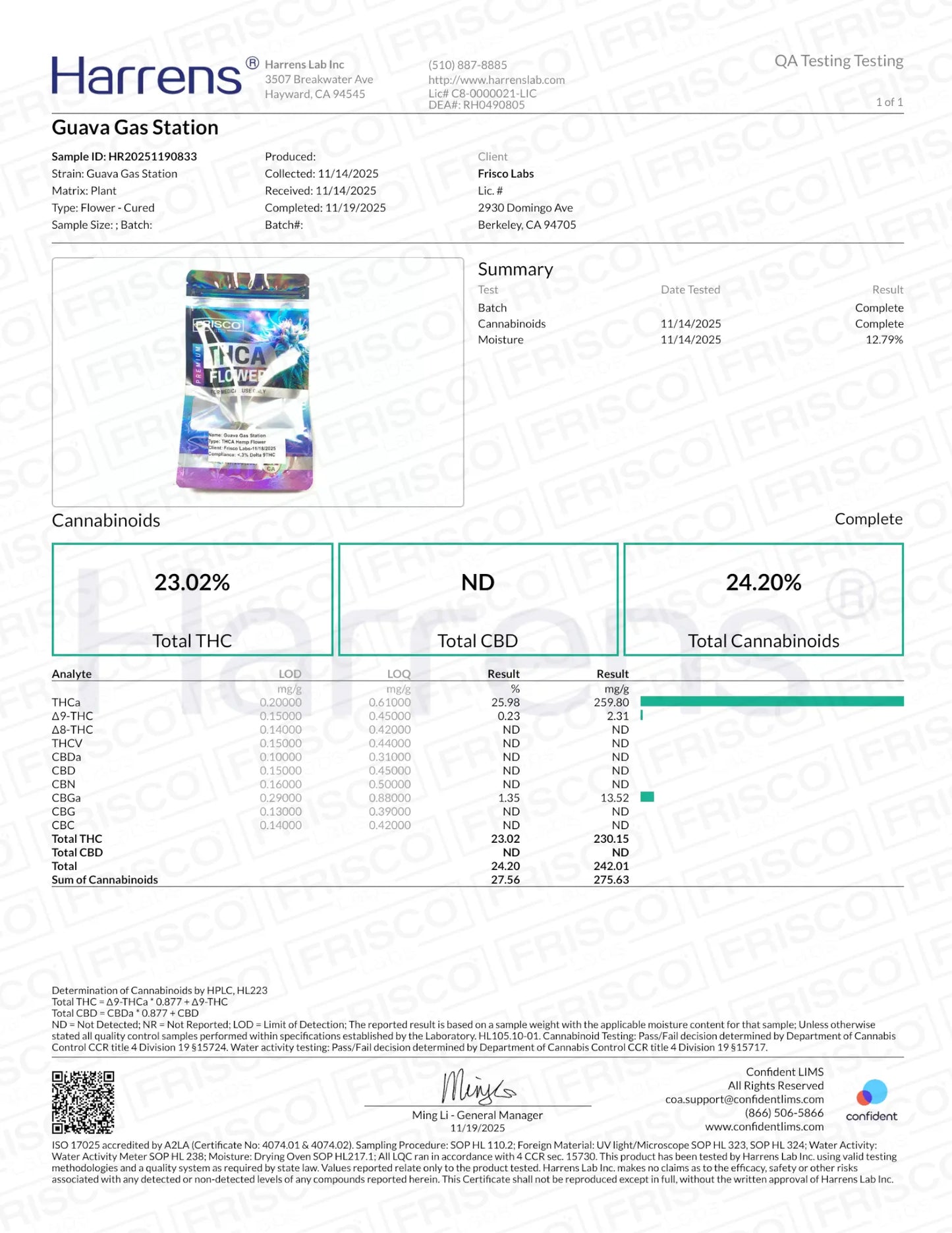 1/2 Pound - Guava Gas Station Strain Frisco Labs