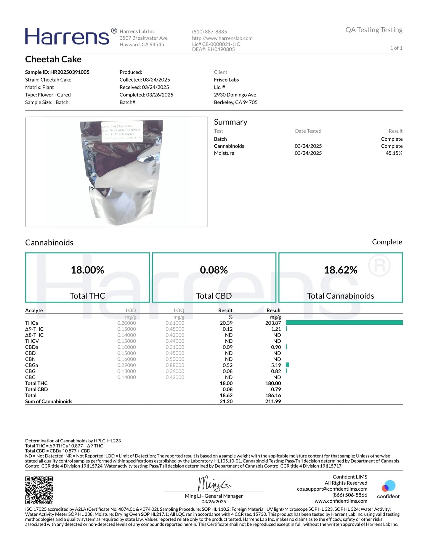 1 Pound of Cheetah Cake THCA FL Fulfillment Center