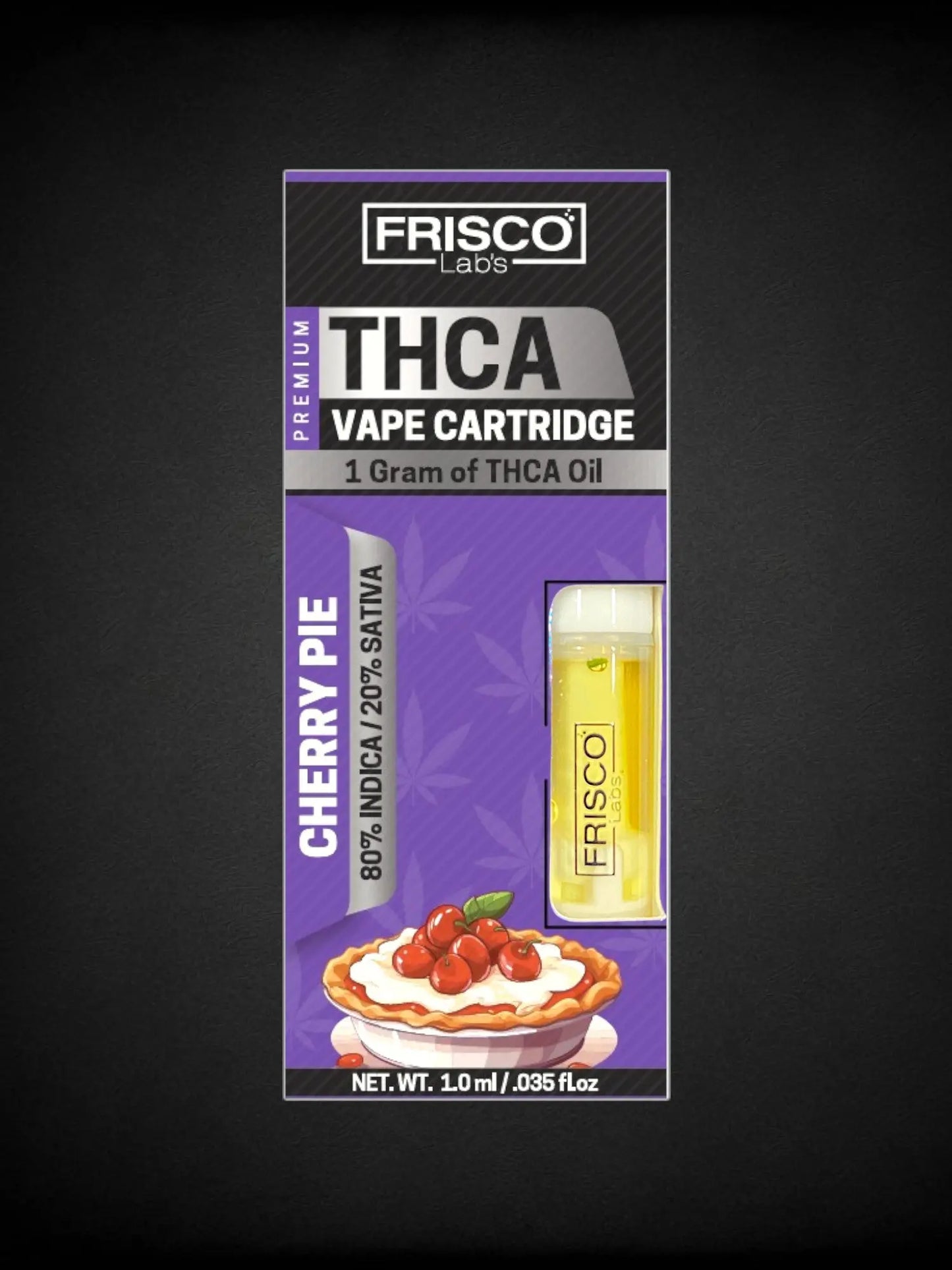 Cherry Pie 🍒🥧THCA Vape Cartridge Frisco Labs