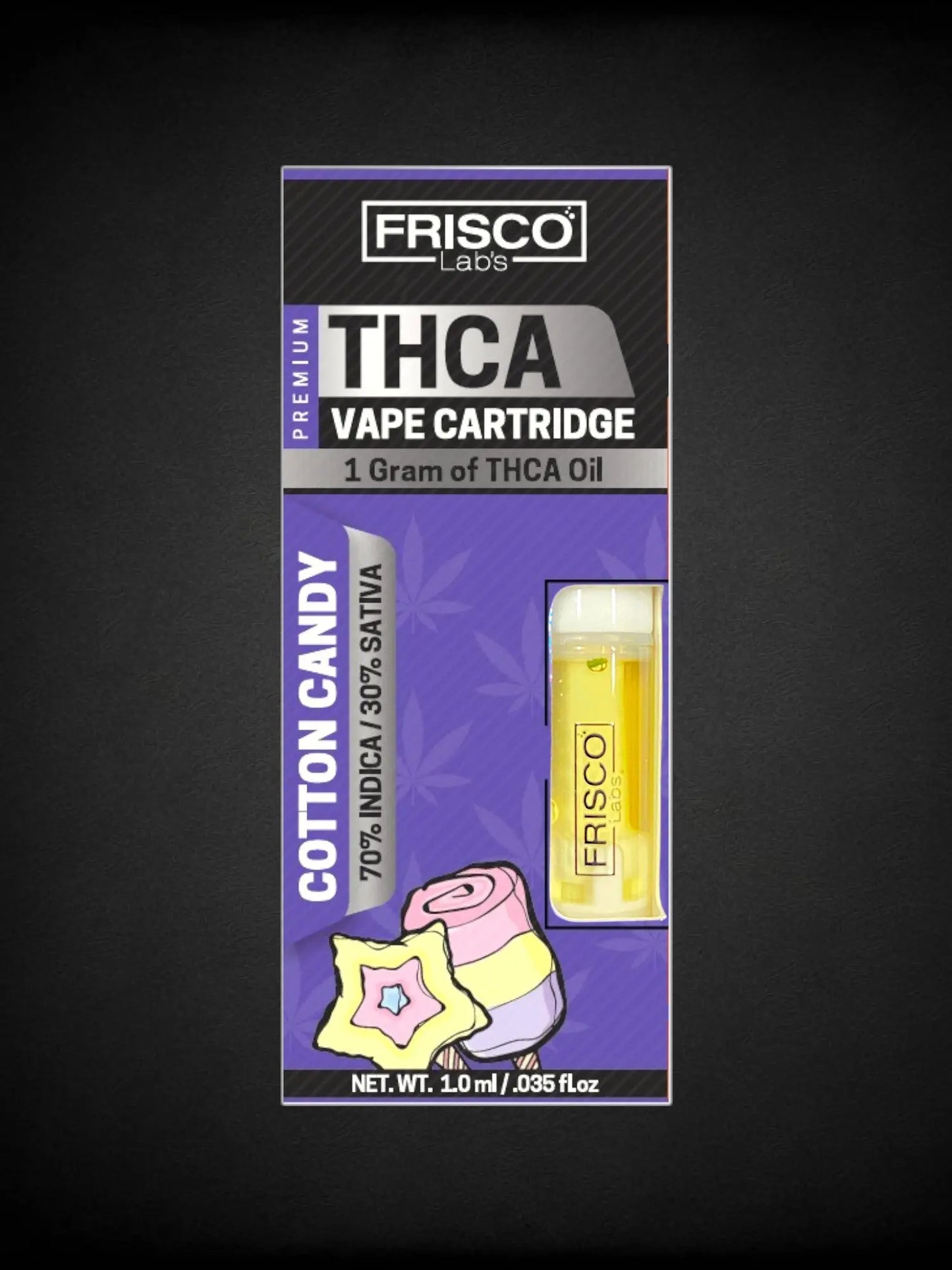 Cotton Candy🍧THCA Vape Cartridge Frisco Labs