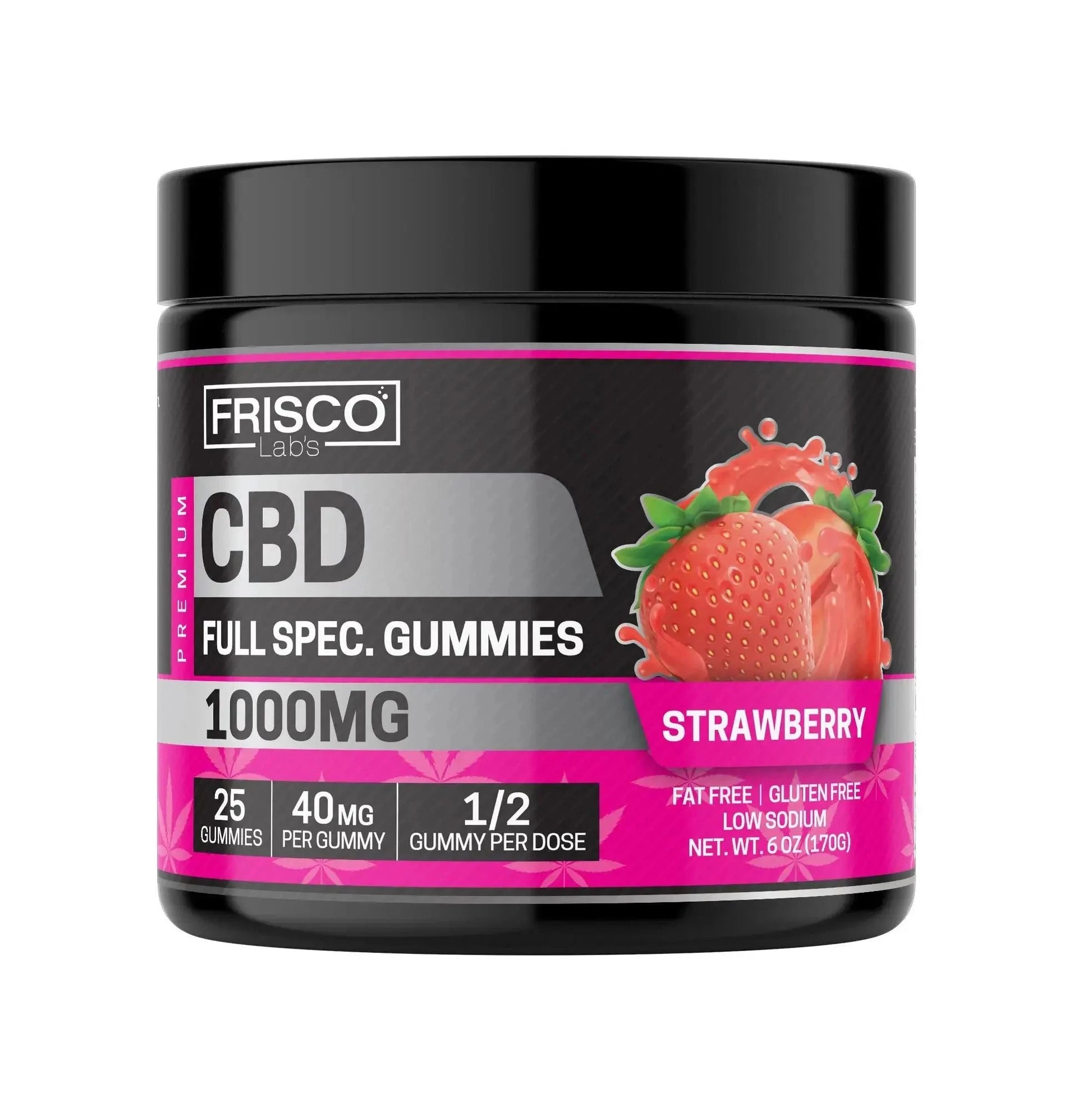 Full Spec. CBD Gummies - 1000mg | 25 Pcs Gummies - Frisco Labs