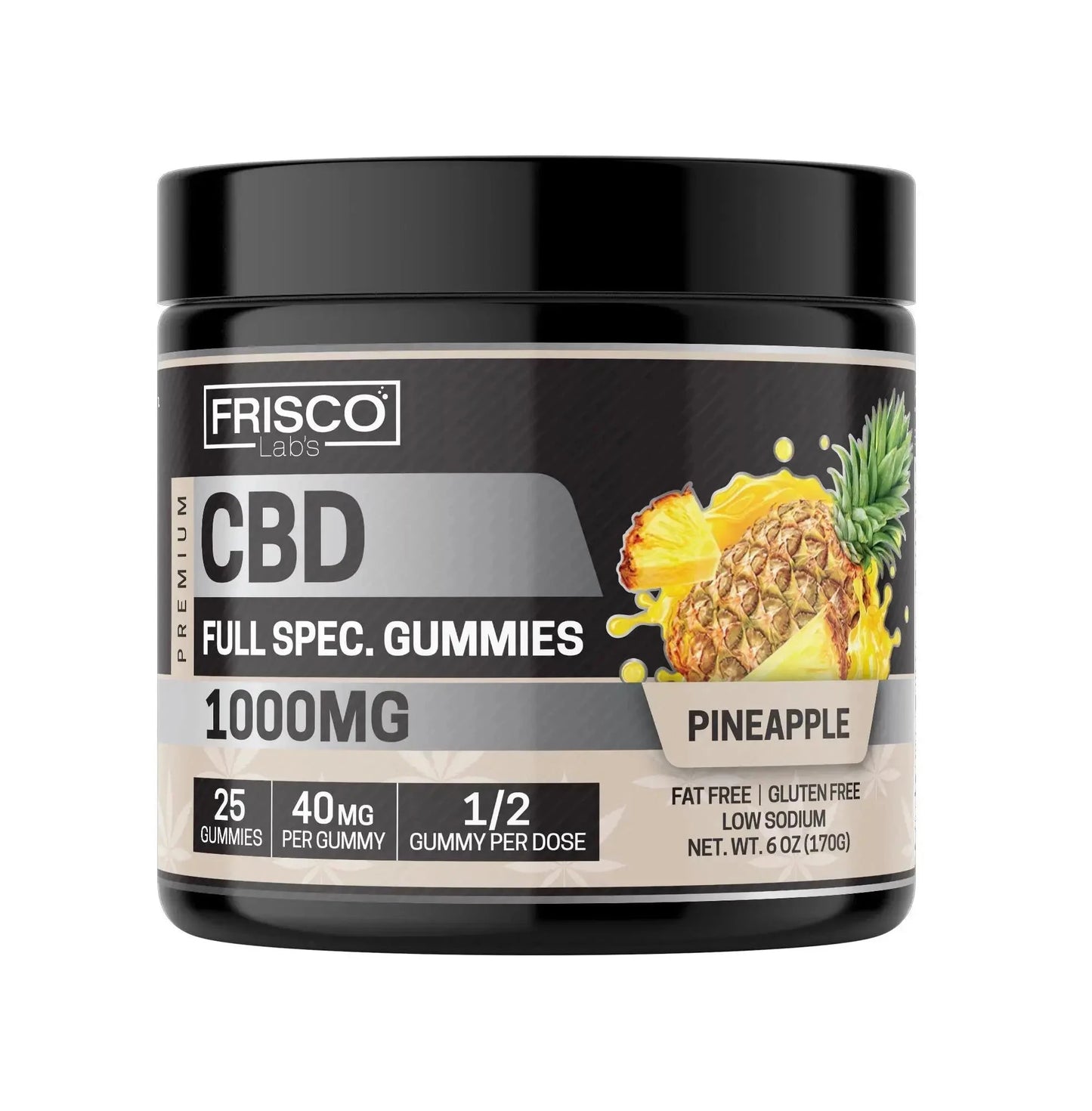 Full Spec. CBD Gummies - 1000mg | 25 Pcs Gummies - Frisco Labs