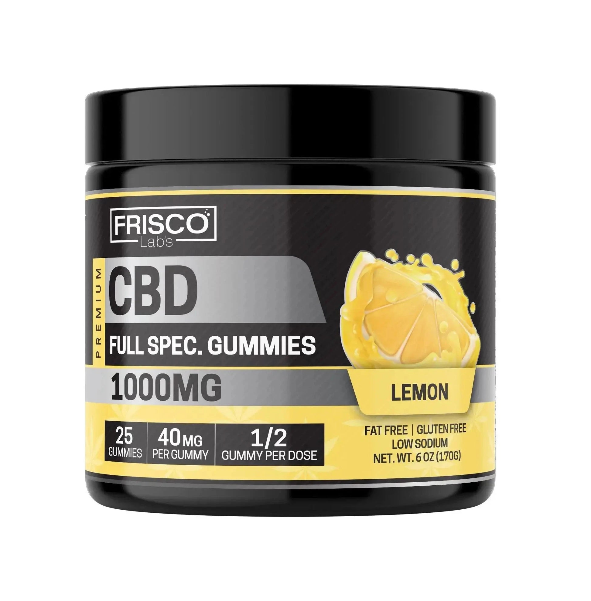 Full Spec. CBD Gummies - 1000mg | 25 Pcs Gummies - Frisco Labs