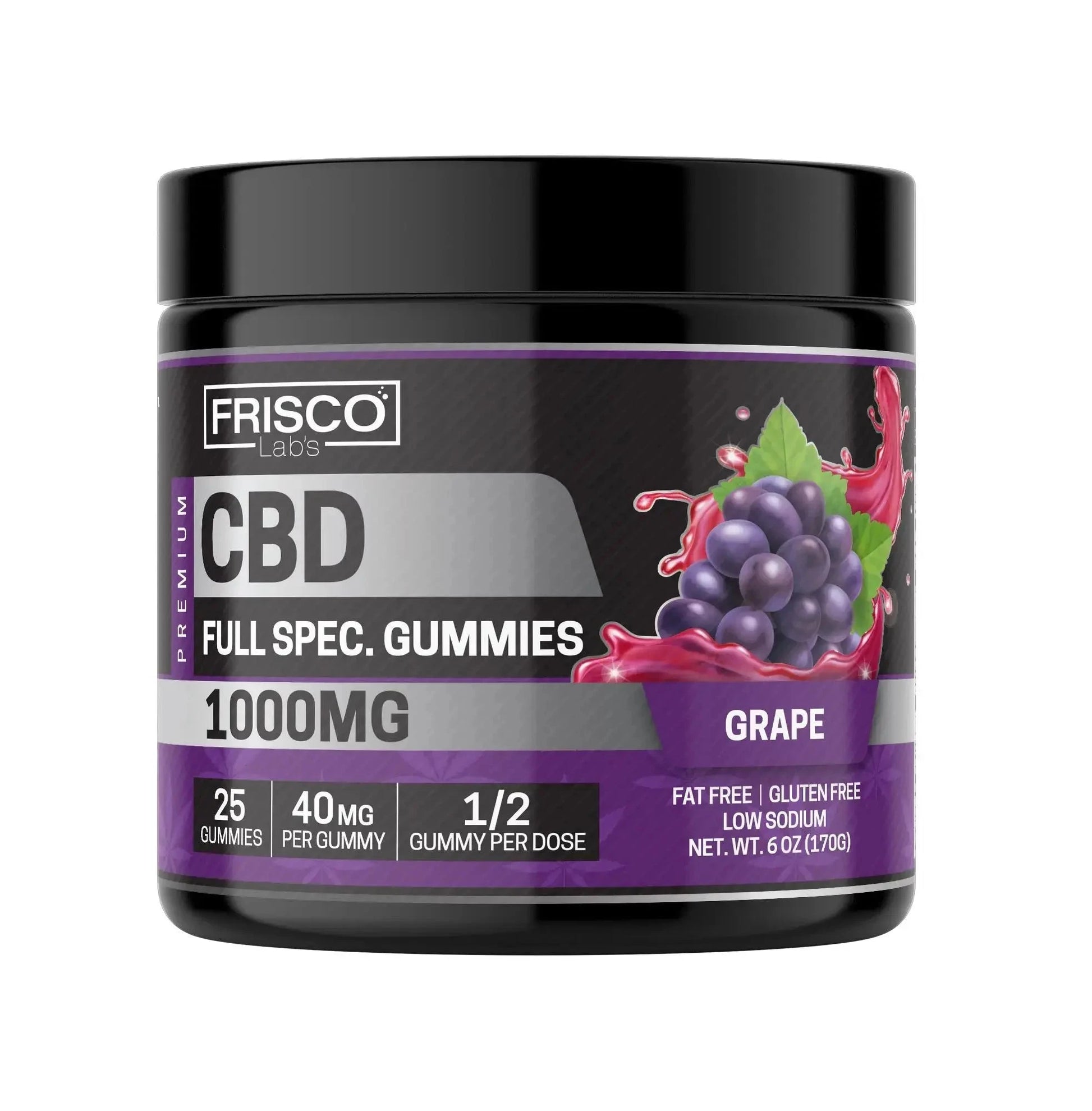 Full Spec. CBD Gummies - 1000mg | 25 Pcs Gummies - Frisco Labs
