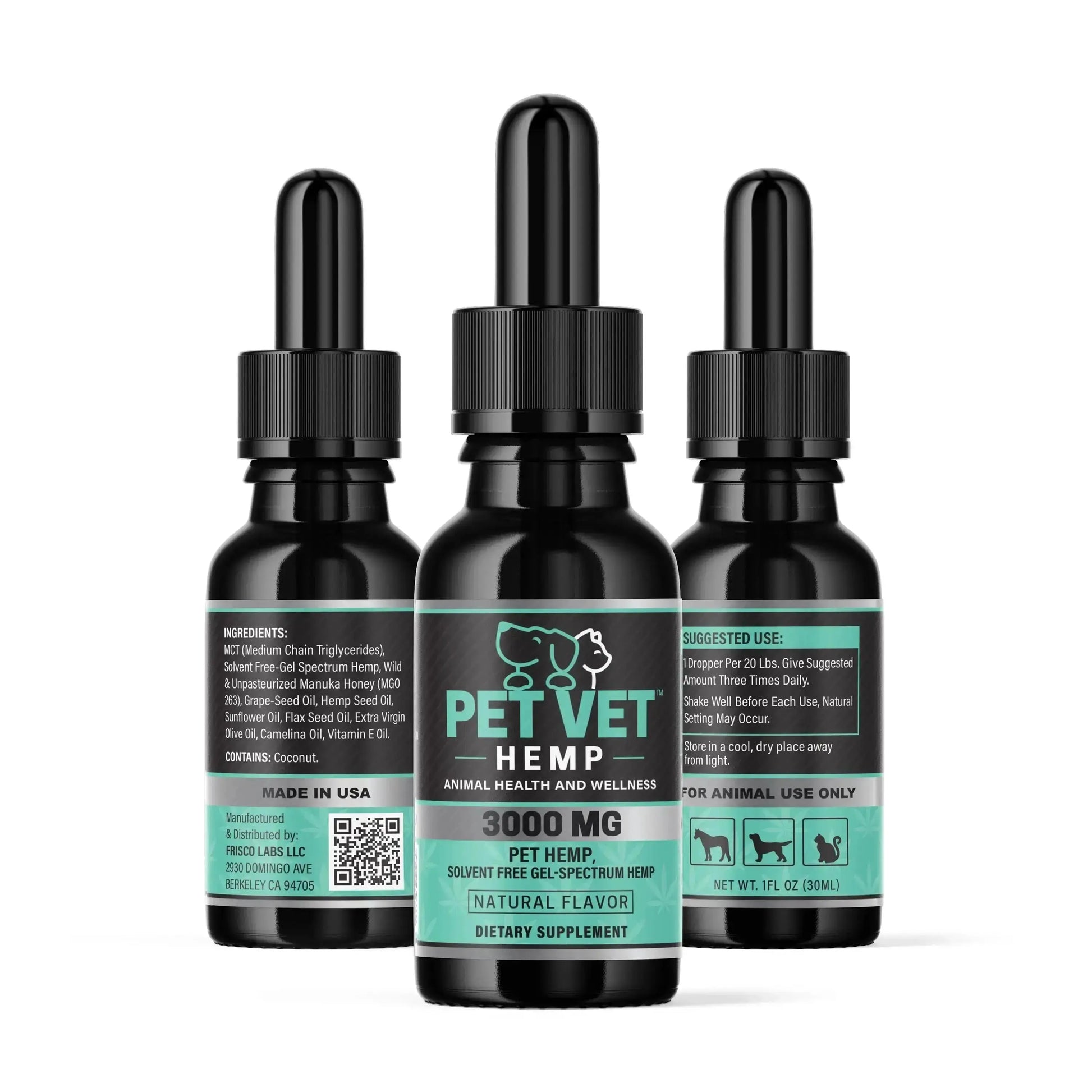 Frisco Labs - Pet Hemp Oil - Frisco Labs