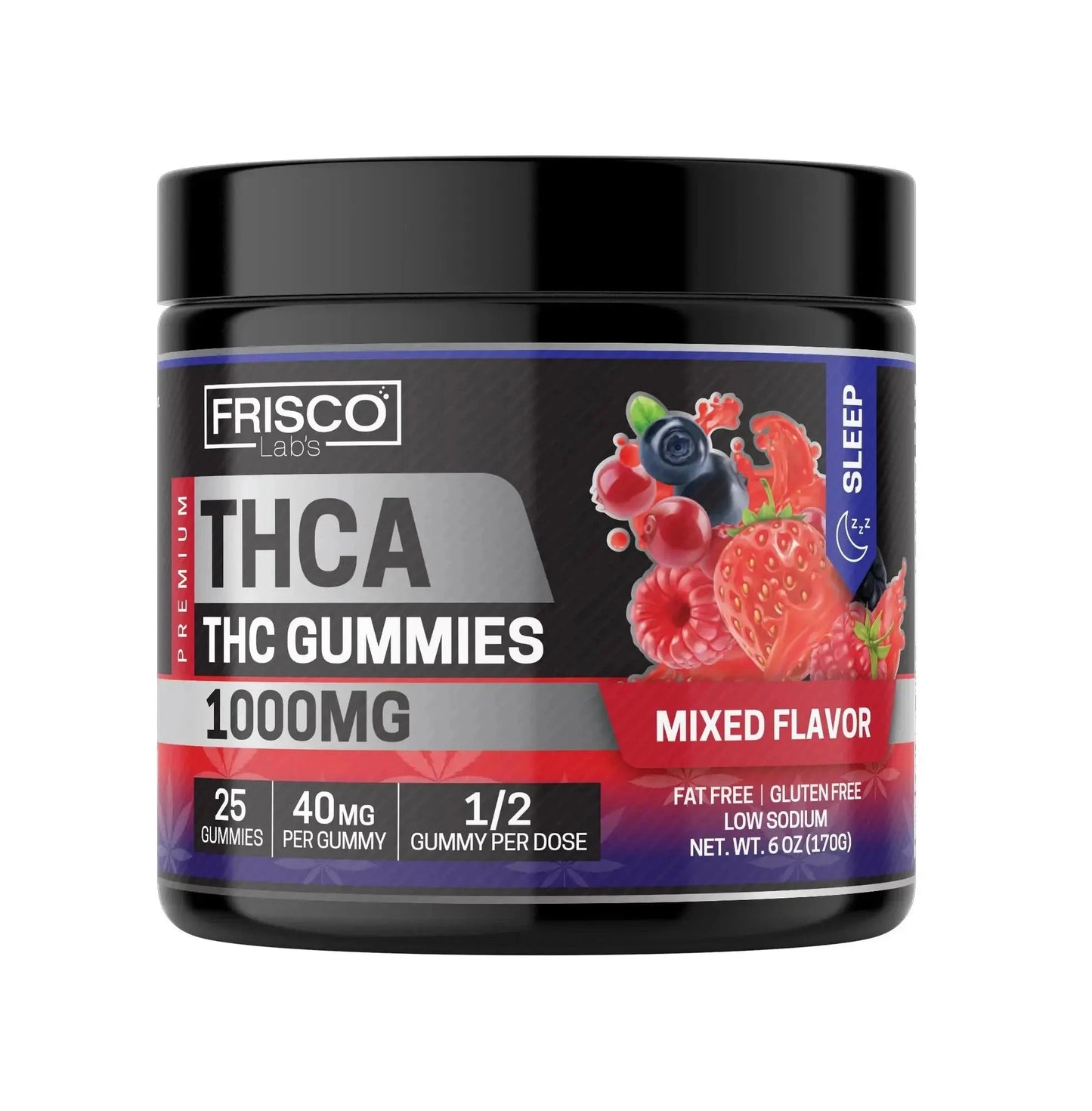 THCA Gummies - 1000mg | 25 Pcs Gummies Frisco Labs