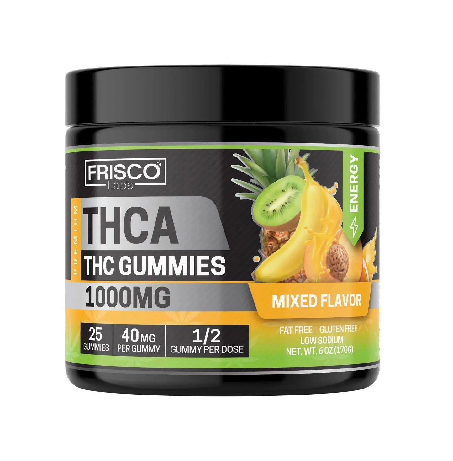 THCA Gummies - 1000mg | 25 Pcs Gummies Frisco Labs