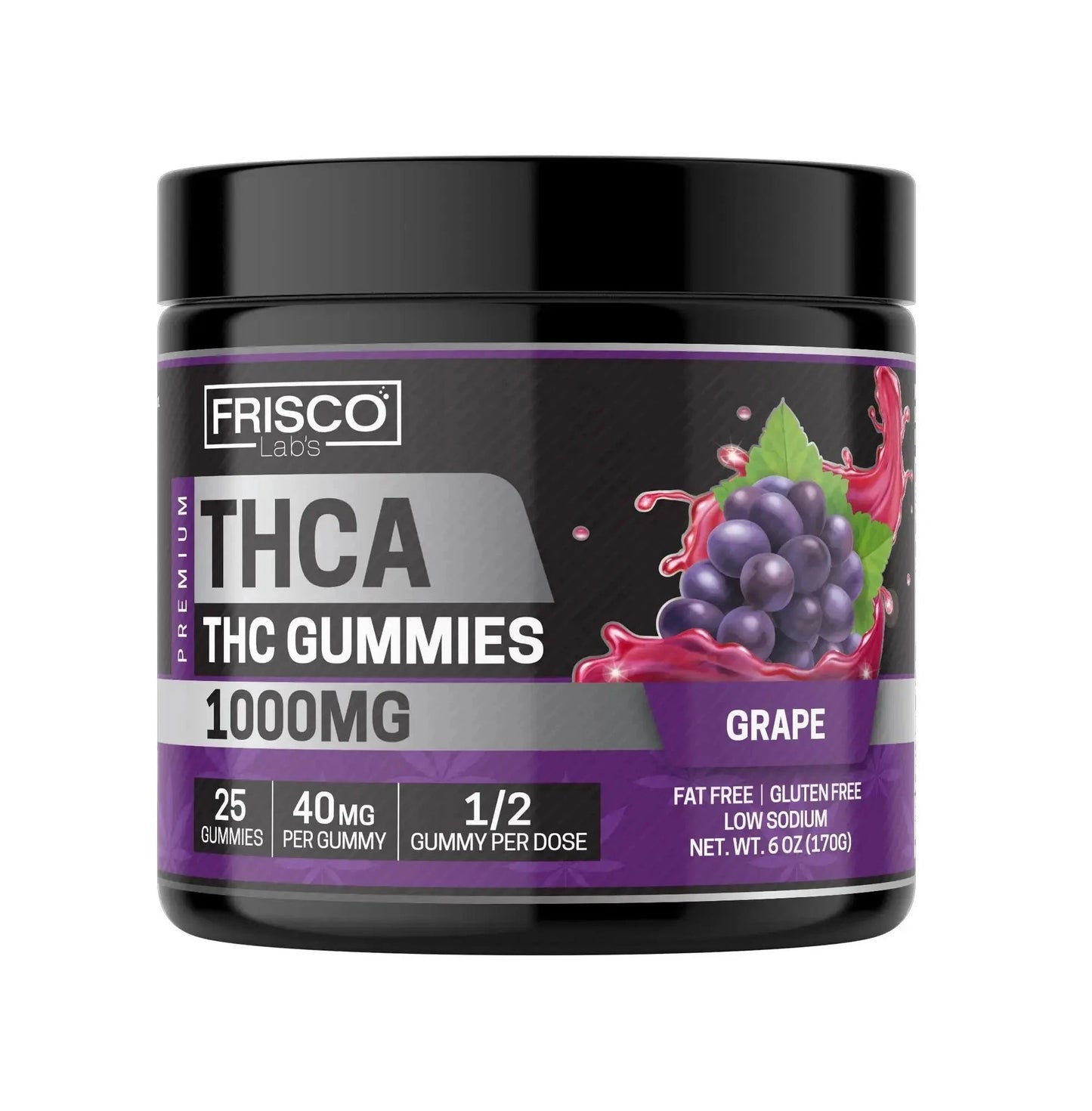 THCA Gummies - 1000mg | 25 Pcs Gummies Frisco Labs
