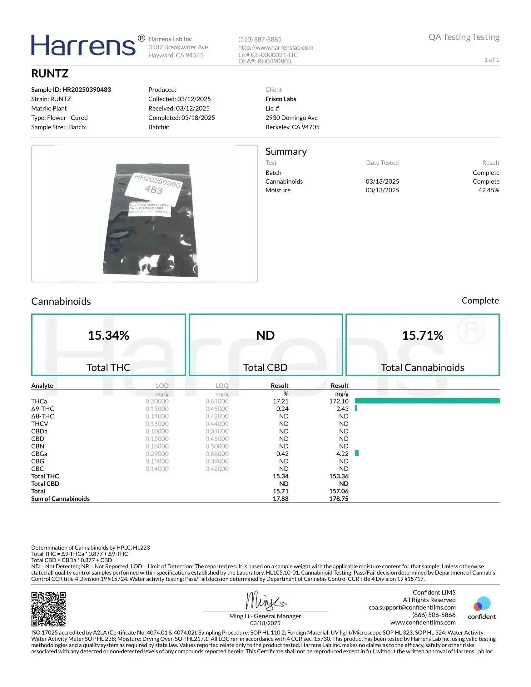 ½ oz AAA White Runtz (Indoor) FL Fulfillment Center