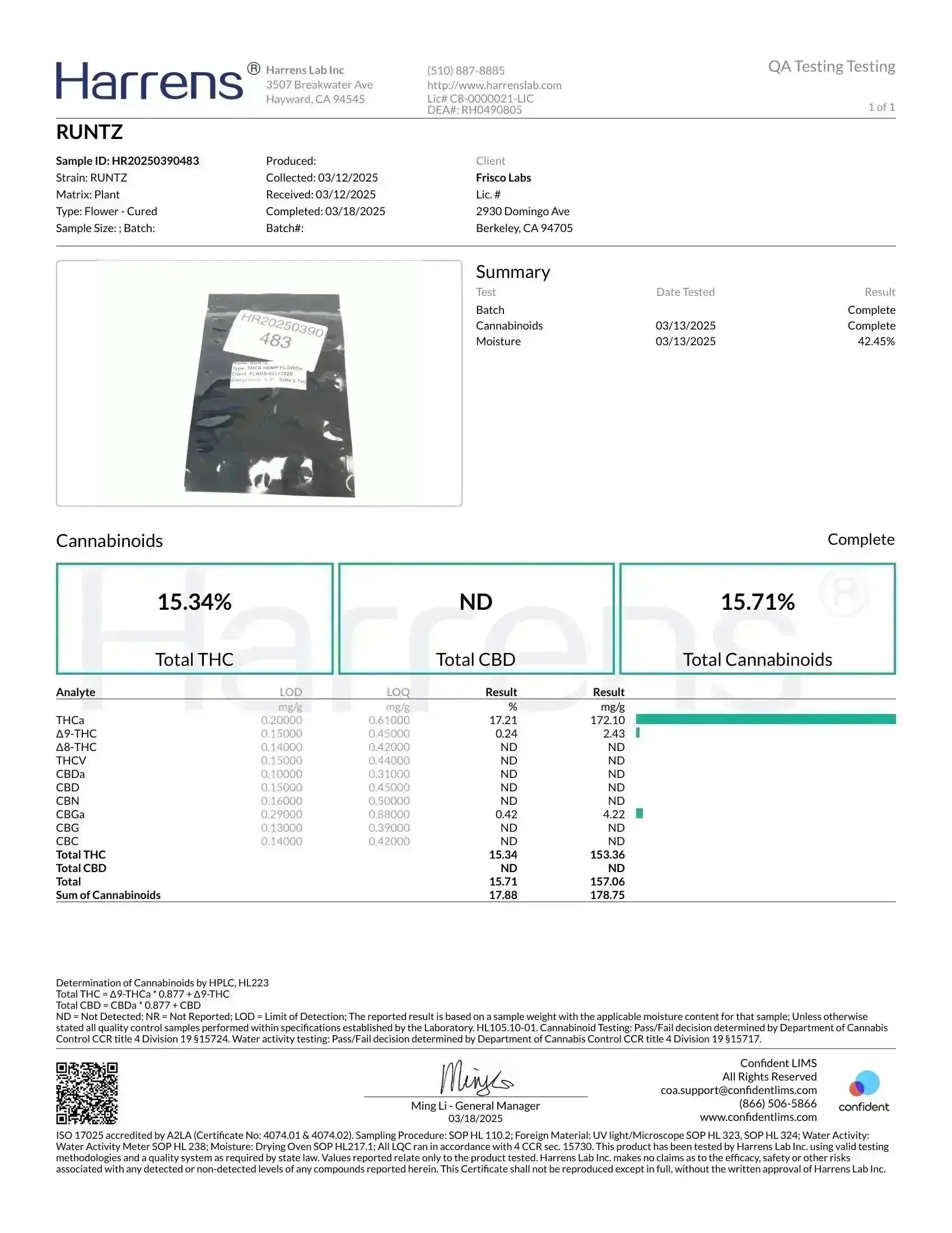 ½ oz AAA White Runtz (Indoor) FL Fulfillment Center
