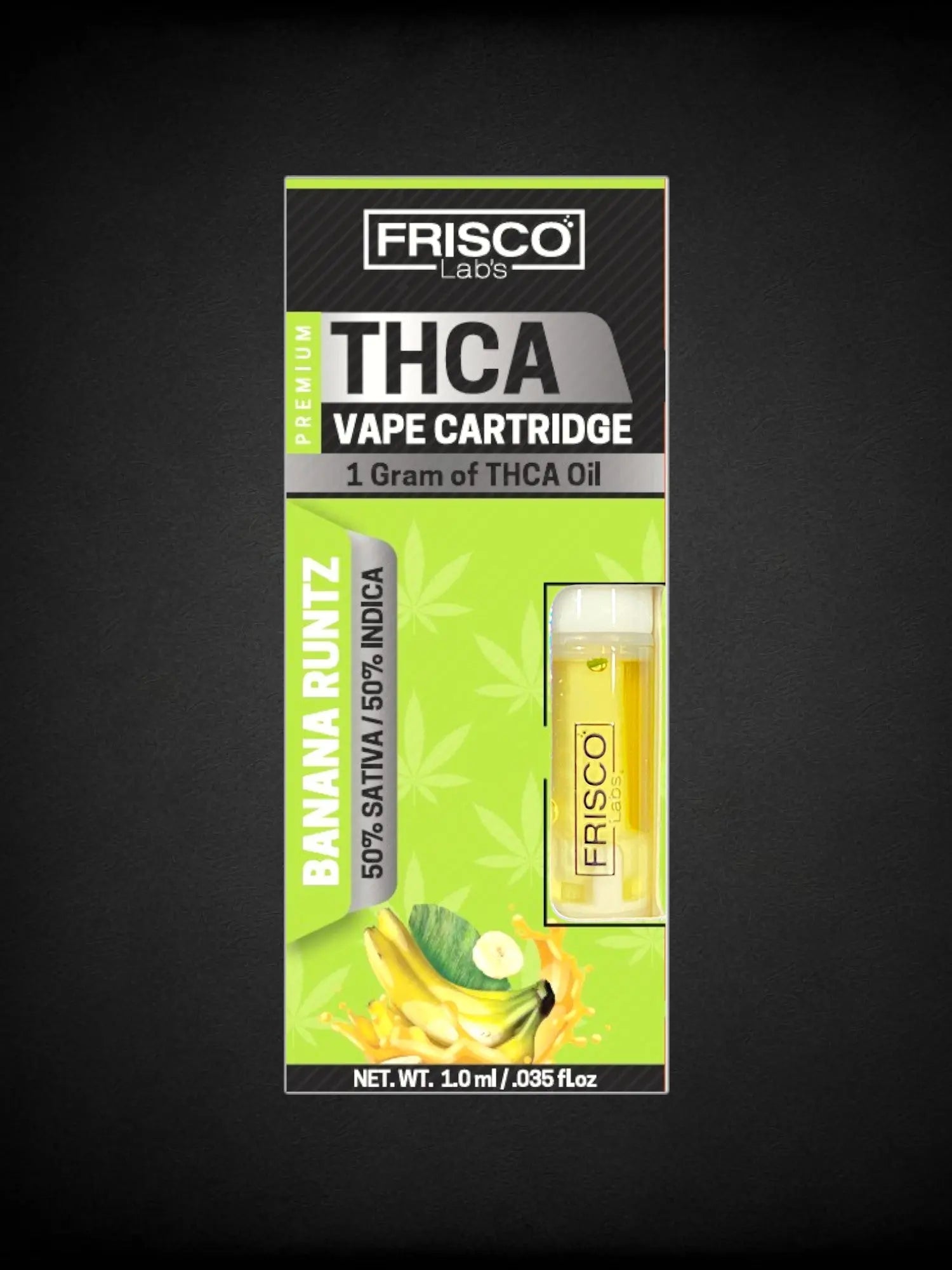 Banana Runtz 🍌🍭THCA Vape Cartridge Frisco Labs