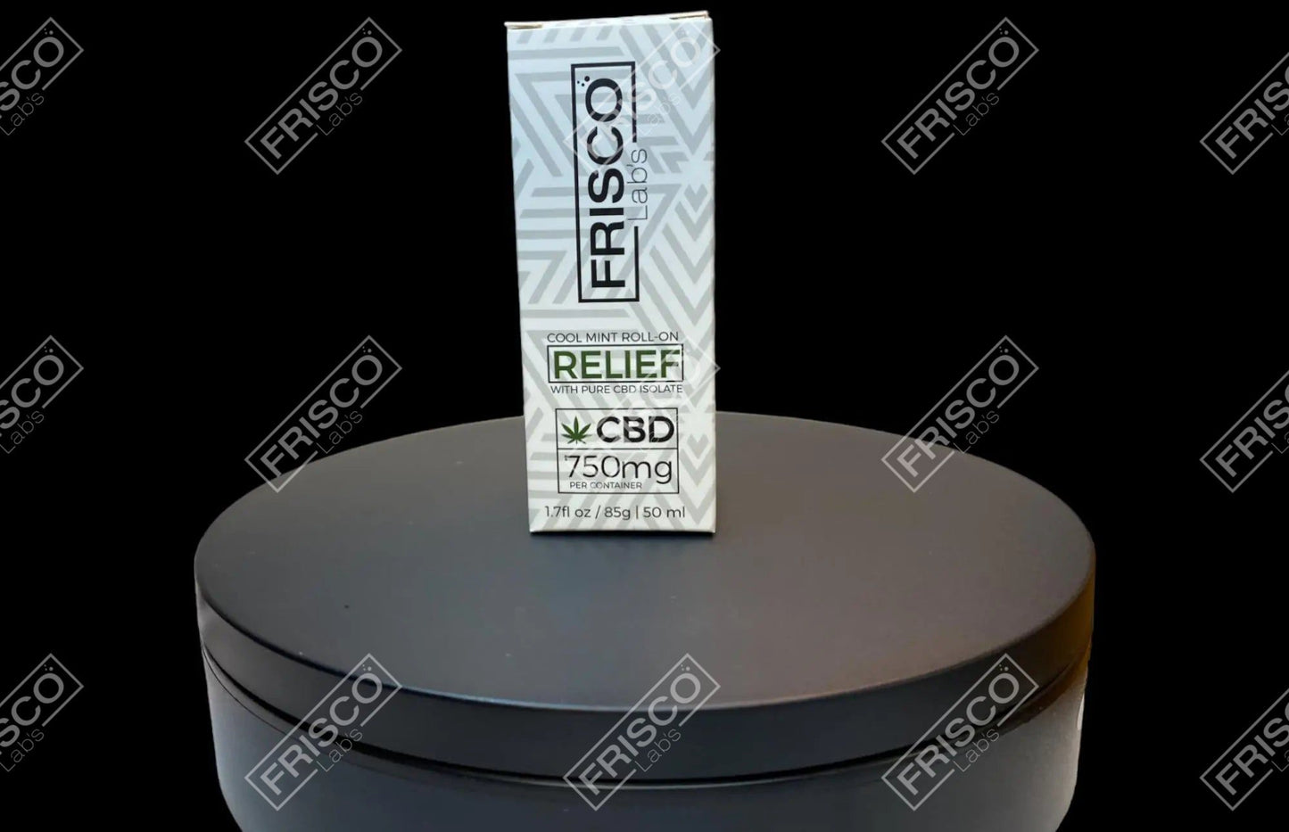 Bulk Wholesale - Pain Relief Gel - Cool Mint - 750 Mg CBD - Roll On Bottle - Topical Rub - Frisco Labs