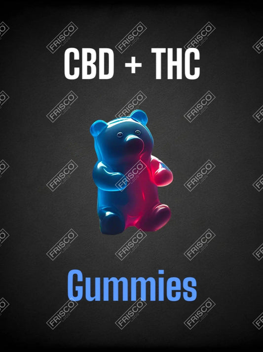 CBD + THC Gummies - 1000mg | 25 Pcs Gummies Frisco Labs