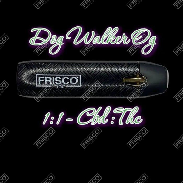 Dogwalker OG 1:1/ CBD: THC Disposable Vape - Frisco Labs