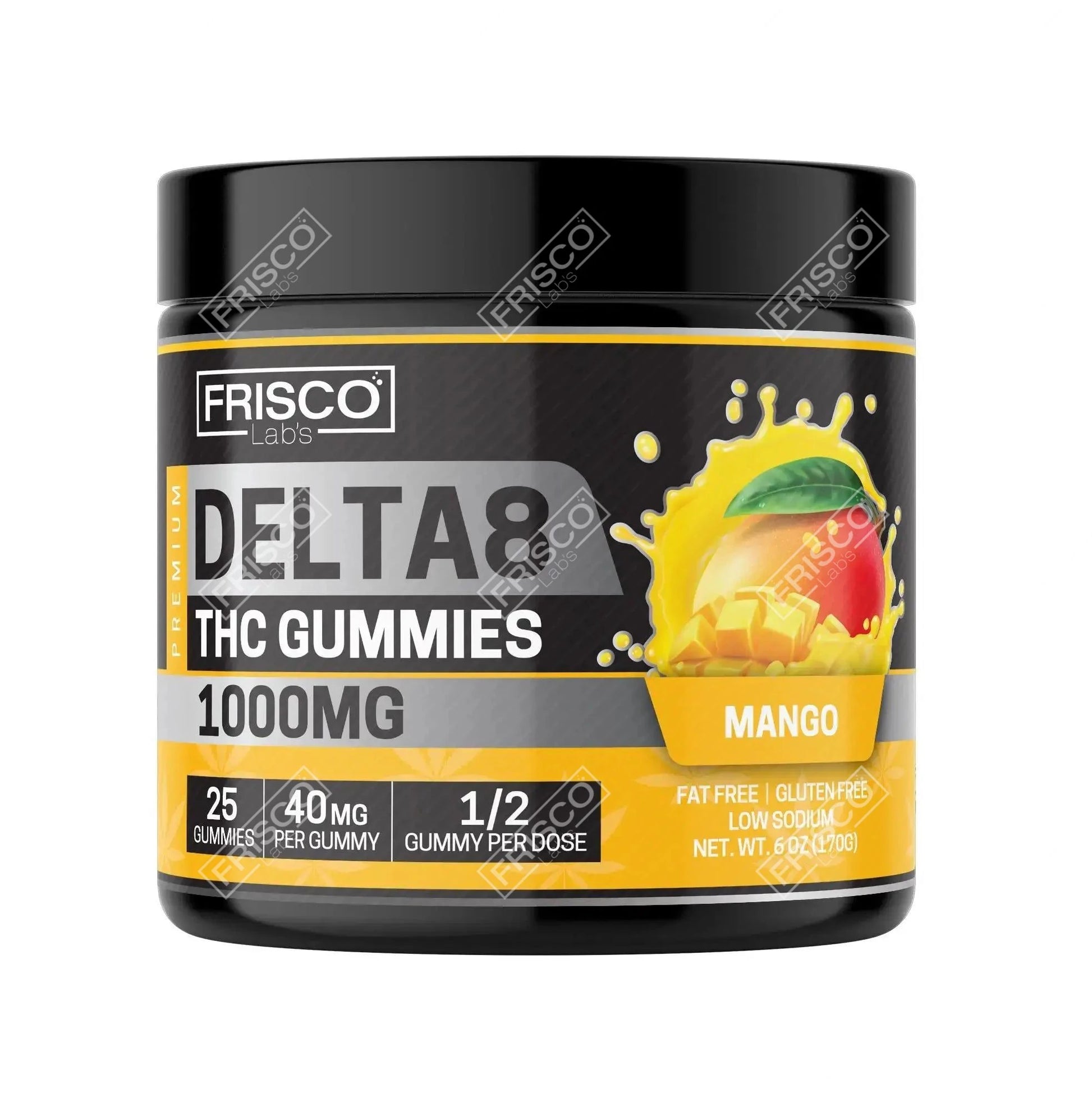 Delta 8 Gummies - 1000mg | 25 Pcs Gummies Frisco Labs