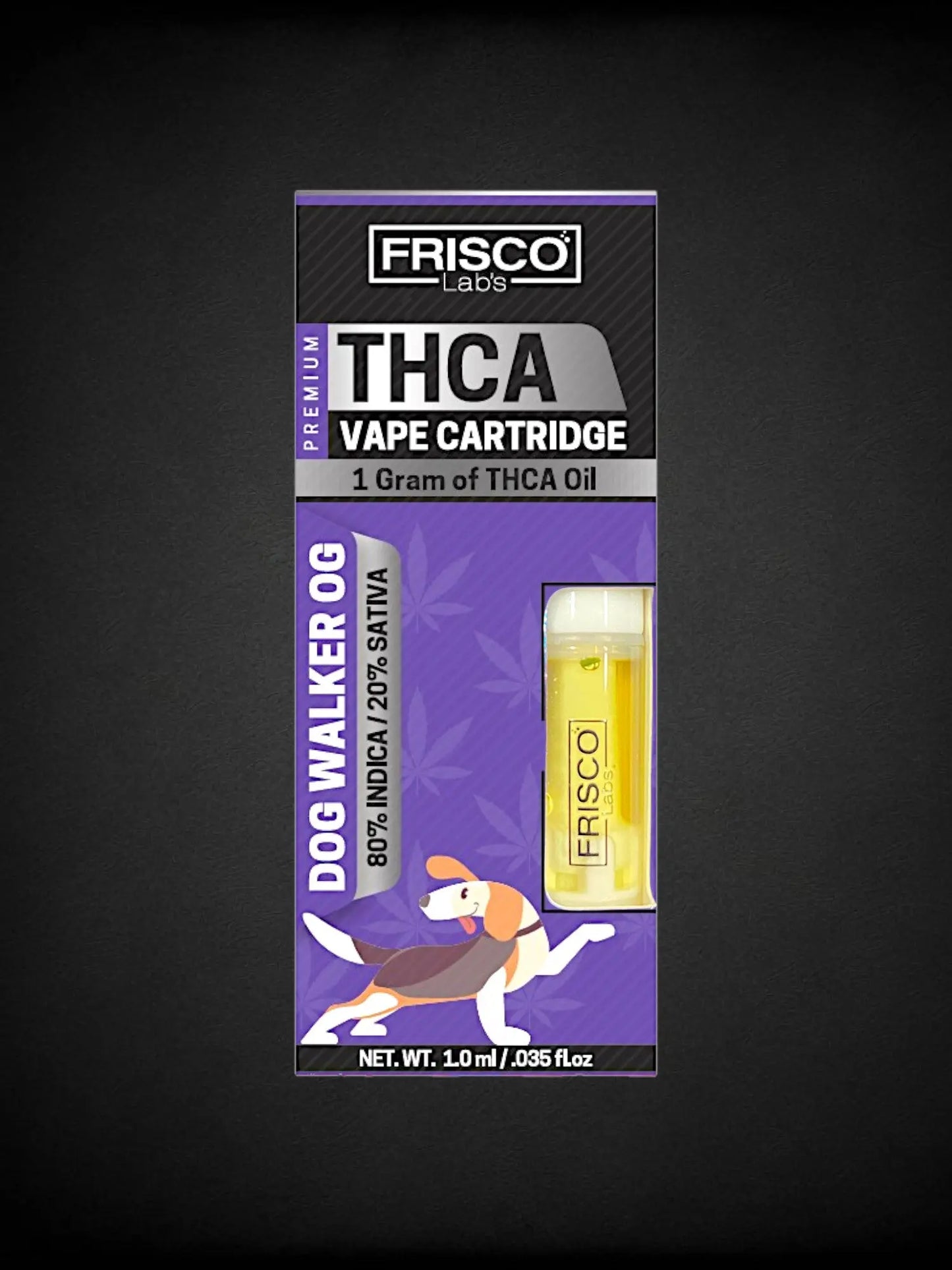 Dog Walker OG 🐕🫧 THCA Vape Cartridge Frisco Labs