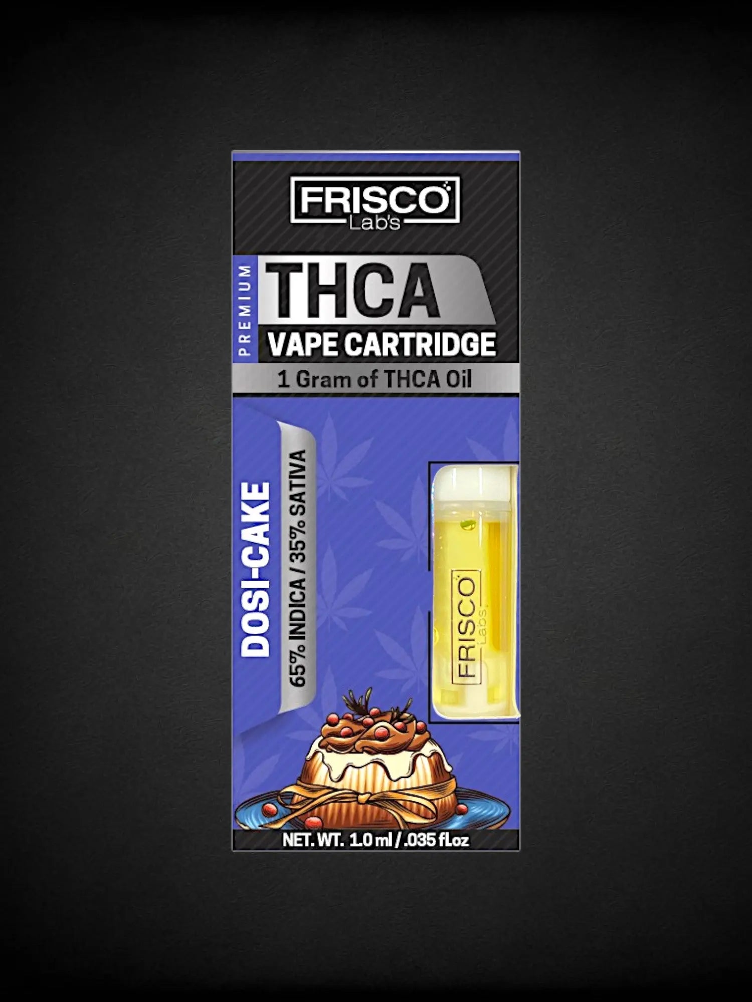 Dosi Cake 🍰 THCA Vape Cartridge Frisco Labs