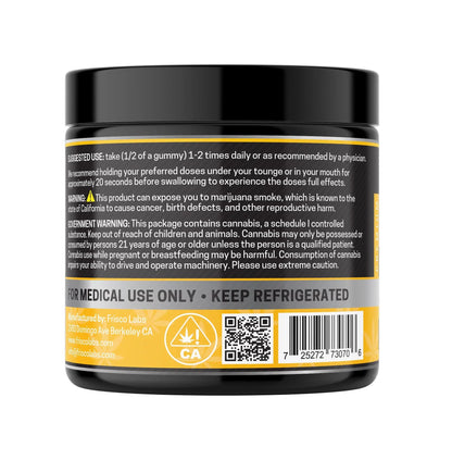 Full Spec. CBD Gummies, Mango - 1000mg | 25 Pcs Gummies - Frisco Labs