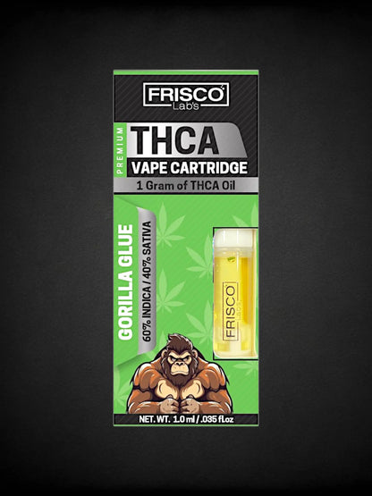 Gorilla Glue 🦍 THCA Vape Cartridge Frisco Labs