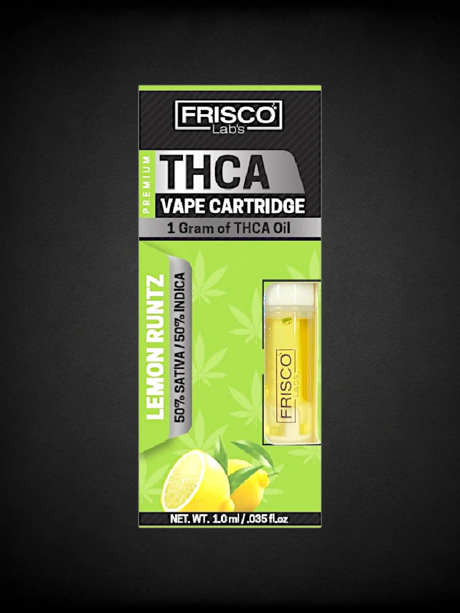 Lemon Runtz 🍋THCA Vape Cartridge Frisco Labs