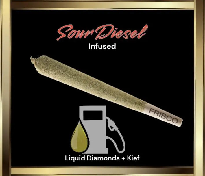 Sour Diesel Delta 9 Thca Caviar joint - Frisco Labs