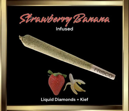 Strawberry Banana Delta 9 Thca Caviar joint - Frisco Labs