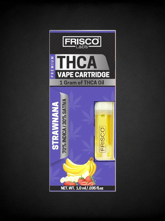 Strawnana 🍓 🍌 THCA Vape Cartridge Frisco Labs