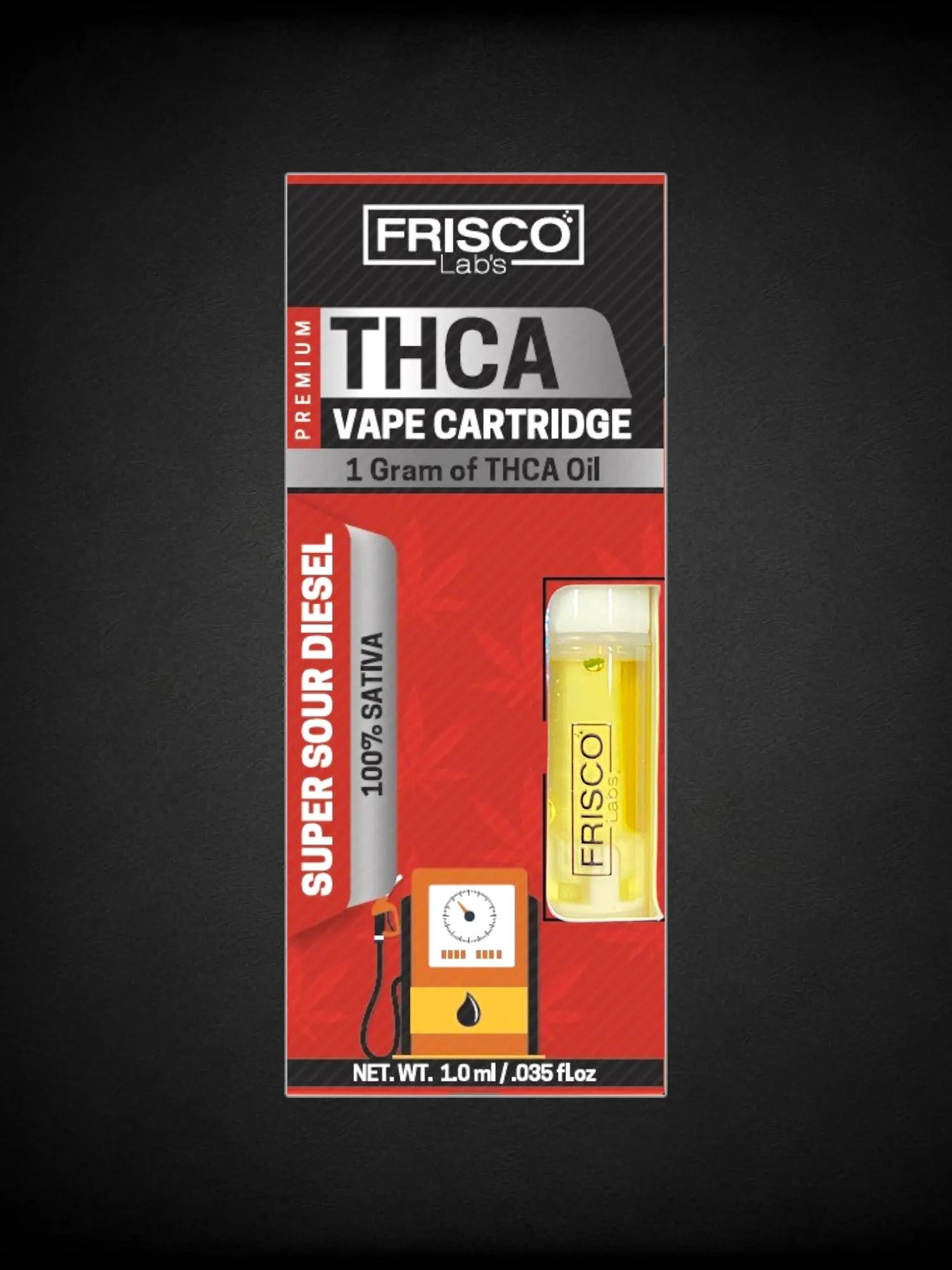 Super Sour Diesel⛽THCA Vape Cartridge Frisco Labs
