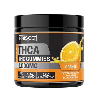 THCA Gummies - 1000mg | 25 Pcs Gummies Frisco Labs