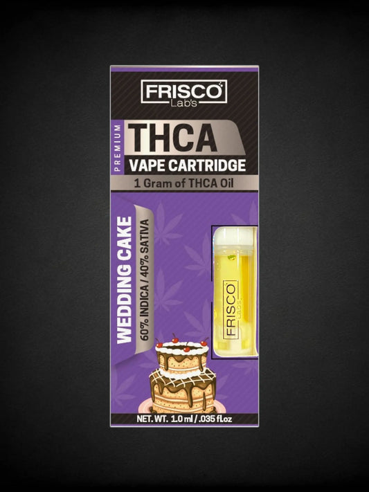 Wedding Cake 🎂 THCA Vape Cartridge Frisco Labs